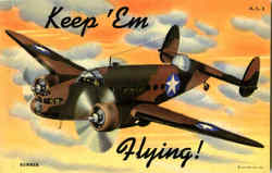 Bomber - Keep 'em Flying! Postcard