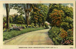 Greetings From Wrightstown Postcard