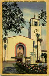 Main Entrance Union Station Los Angeles, CA Postcard Postcard
