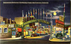 International Settlement San Francisco, CA Postcard Postcard