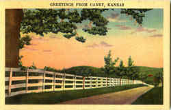 Greetings From Caney Kansas Postcard Postcard