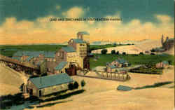 Lead And Zinc Mines In Southeastern Kansas Postcard