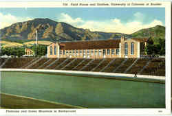 Field House And Stadium, University Of Colorado Postcard