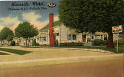 Riverside Motel, Highways 35 & 7 Gallipolis, OH Postcard Postcard