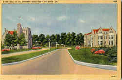Entrance To Oglethorpe University Postcard