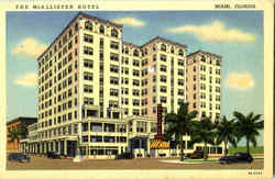 The McAllister Hotel Miami, FL Postcard Postcard