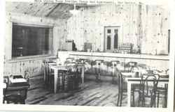 Main Dining Room Acadian Camps And Apartments Bar Harbor, ME Postcard Postcard