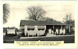 Old Joppa Grill And Sandwich Shop Elmwood, MA Postcard Postcard