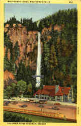Multnomah Lodge Multnomah Falls Cascade Locks, OR Postcard Postcard