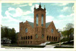 Presbyterian Church Brookville, PA Postcard Postcard