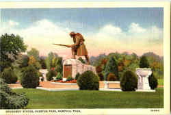 Doughboy Statue, Overton Park Memphis, TN Postcard Postcard