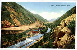 Weber Canyon Scenic, UT Postcard Postcard