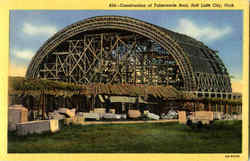 Construction Of Tabernacle Roof Postcard