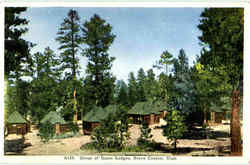 Group Of Guest Lodges Bryce Canyon, UT Postcard Postcard