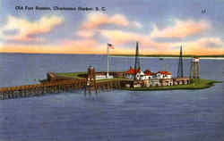 Old Fort Sumter Charleston, SC Postcard Postcard