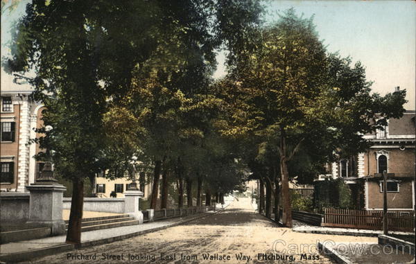 Prichard Street Looking East from Wallace Way Fitchburg Massachusetts