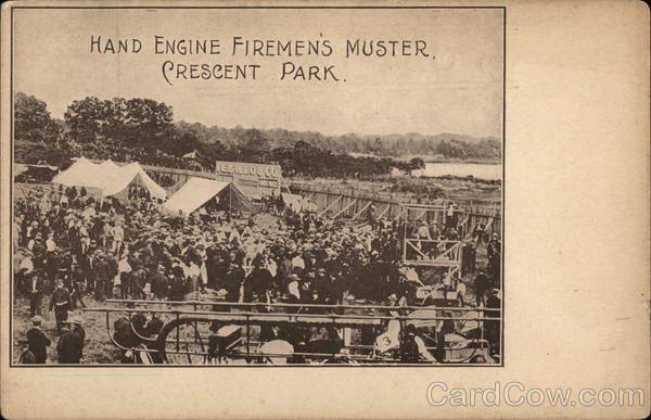 Hand Engine Firemen's Muster, Crescent Park East Providence Rhode Island