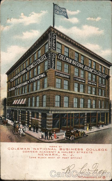 Coleman National Business College Newark New Jersey
