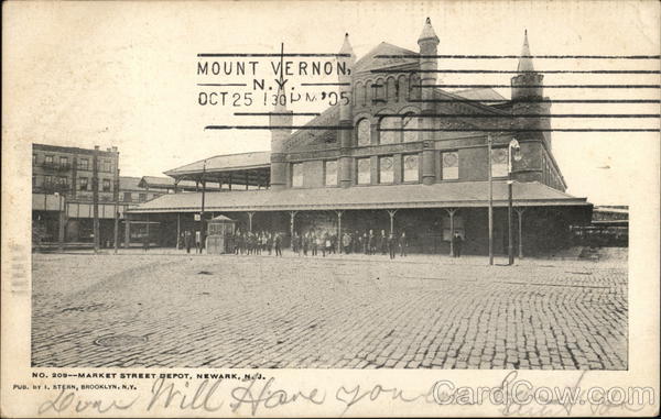 Market Street Depot Newark New Jersey