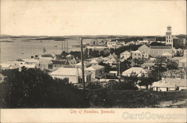 View of City Hamilton Bermuda