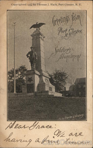 Soldier's Monument Port Chester New York Clarke & Gedney