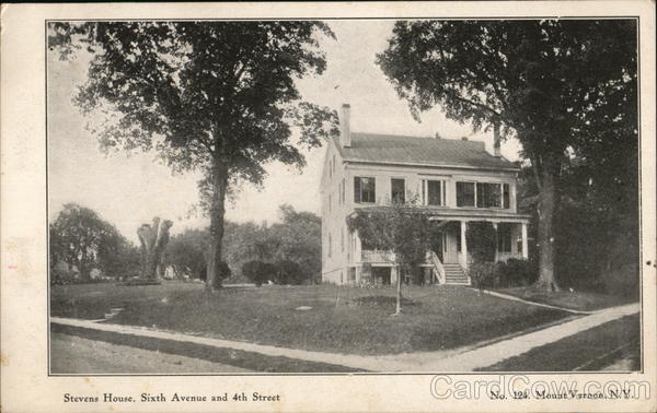 Stevens House, Sixth Avenue and 4th Street Mount Vernon New York