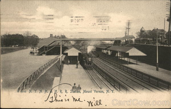 N.Y.N.H. & H.R.R. Station Mount Vernon New York