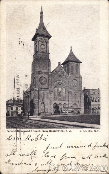 Second Reformed Church New Brunswick New Jersey