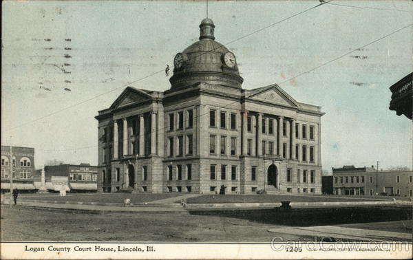 Logan County Court House Lincoln Illinois