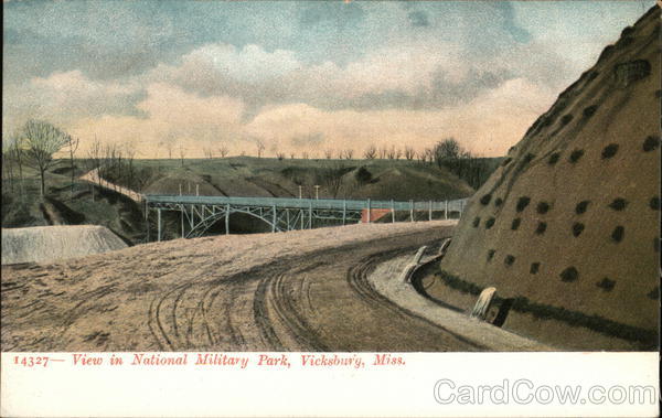 View in National Military Park Vicksburg Mississippi