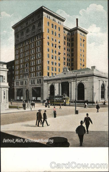 View of Penobscot Building Detroit Michigan