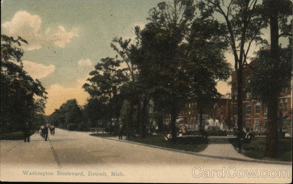 Washington Boulevard Detroit Michigan