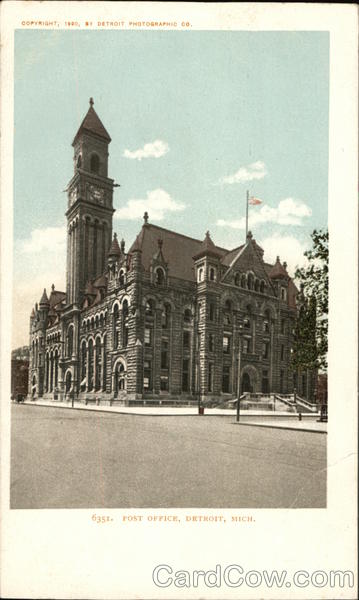 Post Office Detroit Michigan