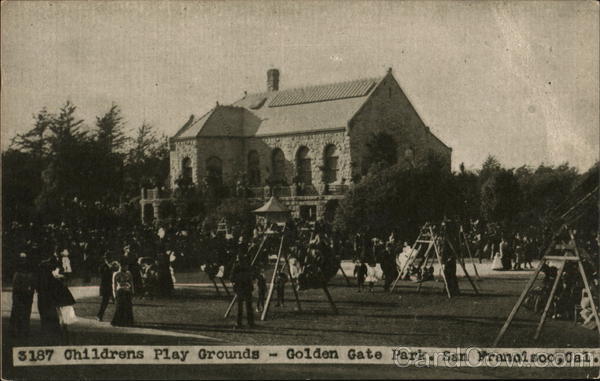 Childrens Play Grounds - Golden Gate Park San Francisco California