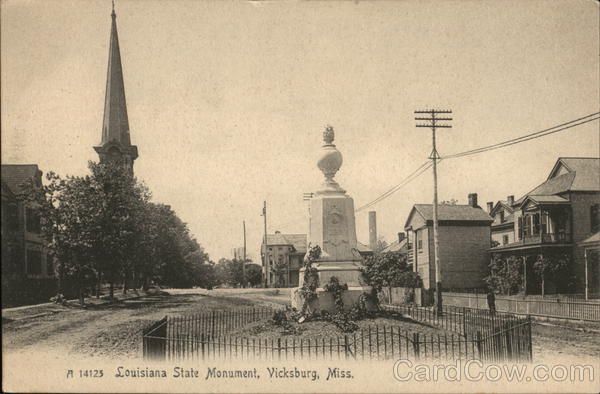Louisiana State Monument Vicksburg Mississippi