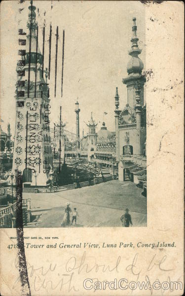 Tower and General Vies, Luna Park Coney Island New York