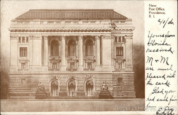 New Post Office Providence Rhode Island
