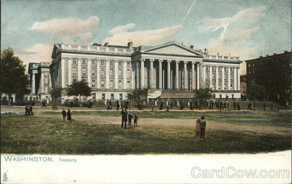 Treasury Building Washington District of Columbia Washington DC