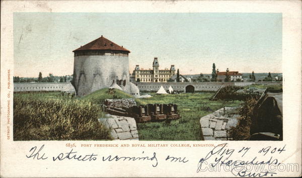 Fort Frederick and Royal Military College Kingston Canada