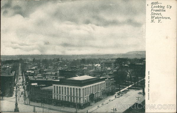 Looking Up Franklin Street Watertown New York