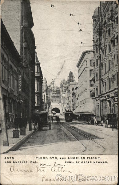 Third Str. and Angeles Flight Los Angeles California