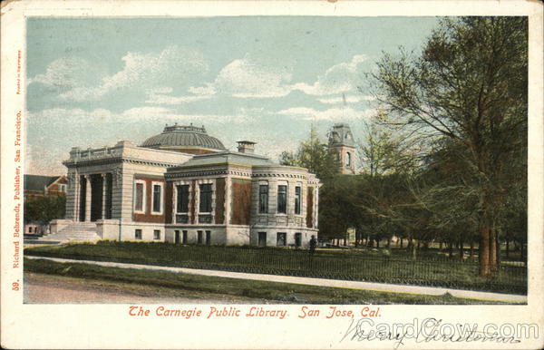 The Carnegie Public Library San Jose California