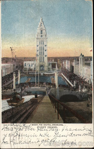 Shoot the Chutes, Dreamland Coney Island New York