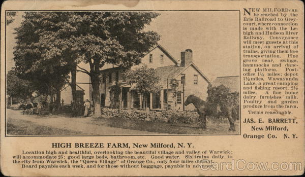 High Breeze Farm New Milford New York