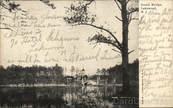View of Gould Bridge Lakewood New Jersey