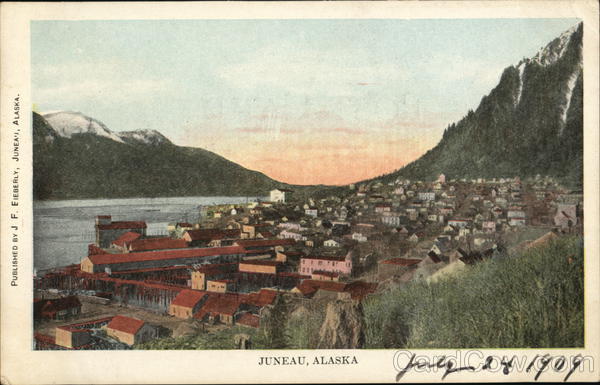 Aerial View Juneau Alaska