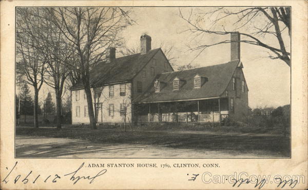 Adam Stanton House, 1789 Clinton Connecticut