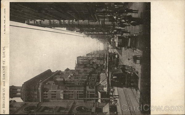 Broadway and Locust St. Louis Missouri