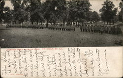 Morning Drill at Boys Home St. Charles, IL Postcard Postcard Postcard