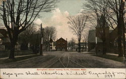 Springfield Street Looking North Chicopee, MA Postcard Postcard Postcard